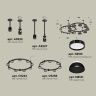 Комплект подвесного светильника Techno Ring с акрилом Ambrella light XR92221101
