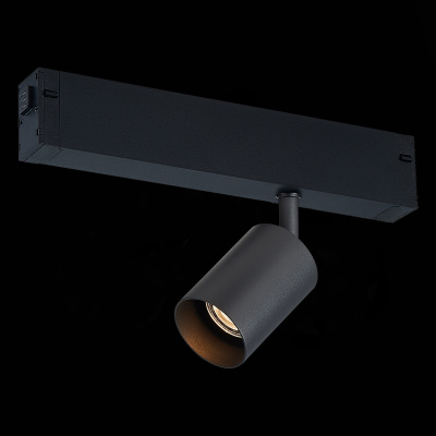 Светильник трековый Черный GU10 1*50W IP20 L82xW70xH172 180-240V Без ламп ST505.406.01