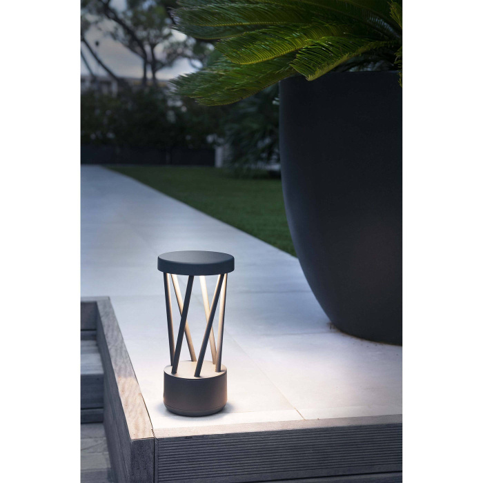 Уличный светильник TWIST LED Dark grey post lamp