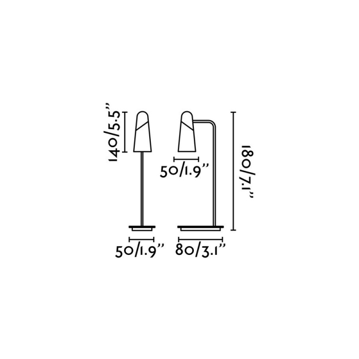 Настольная лампа LAO LED table lamp