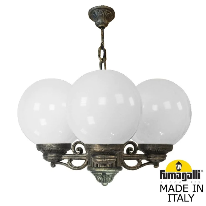 Подвесной уличный светильник FUMAGALLI SICHEM/G250 3L. G25.120.S30.BYF1R
