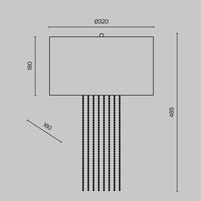 Бра Maytoni Impressive MOD151WL-01G