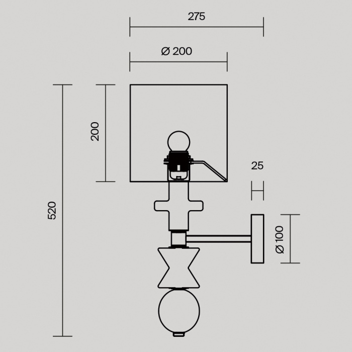 Детское бра Maytoni Comforty MOD298WL-01W