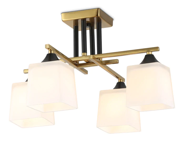 Люстра на штанге со стеклянными плафонами AMBRELLA light TR303042