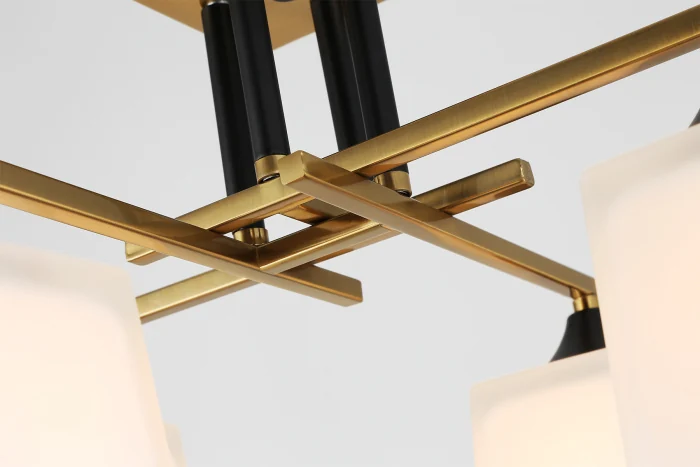 Люстра на штанге со стеклянными плафонами AMBRELLA light TR303042