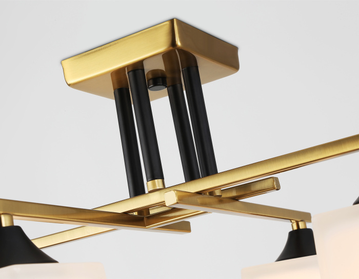 Люстра на штанге со стеклянными плафонами AMBRELLA light TR303042