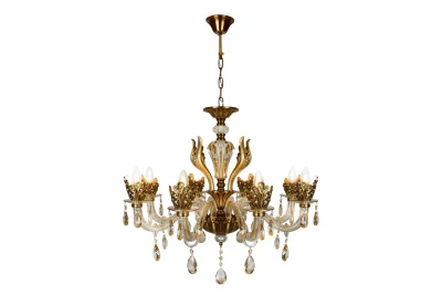 Подвесная люстра iLamp Asia 61078-8 Бронзовая