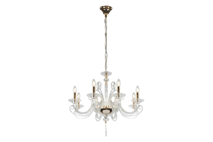 Подвесная люстра iLamp King P9372-8 Золотая