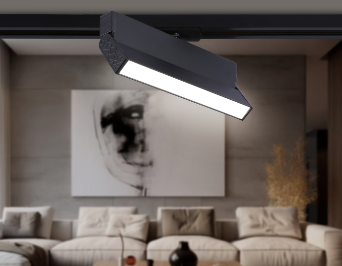 Трековый однофазный светодиодный светильник Ambrella light GL6808