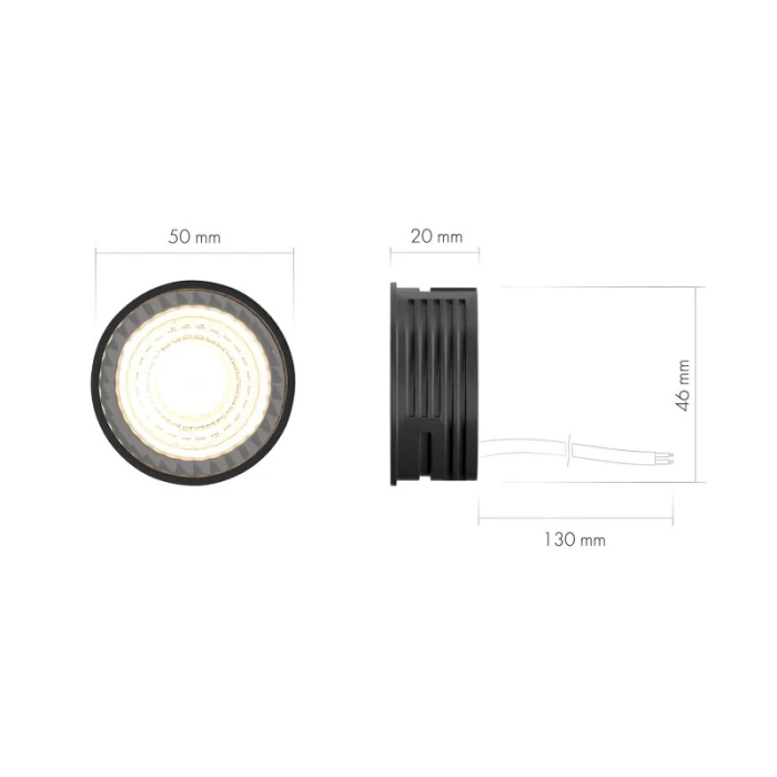 Светодиодный модуль Denkirs Slim Led DK3000-7W-BK