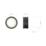 Светодиодный модуль Denkirs Slim Led DK3000-7W-BK