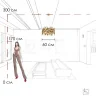 Подвесной светильник Loft it Escama 10396/600C