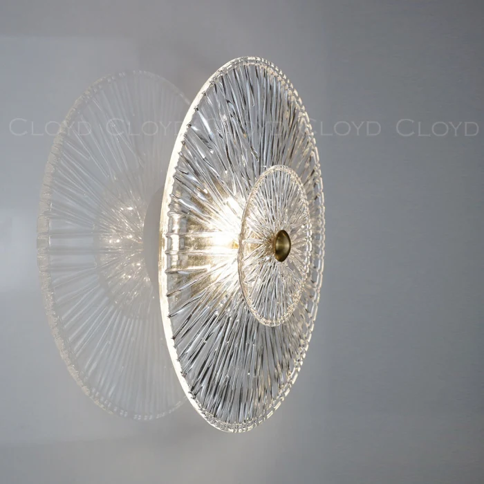 Бра Cloyd HELION-A W1 / Ø35 см - латунь (арт.20398)