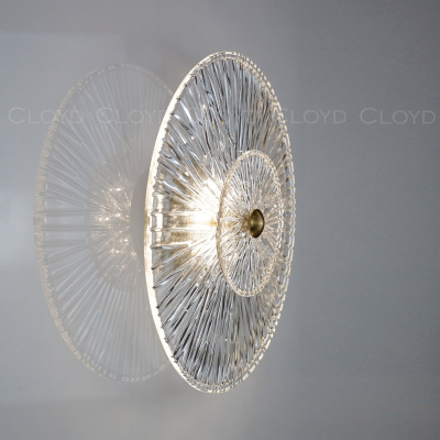 Бра Cloyd HELION-A W1 / Ø35 см - латунь (арт.20398)