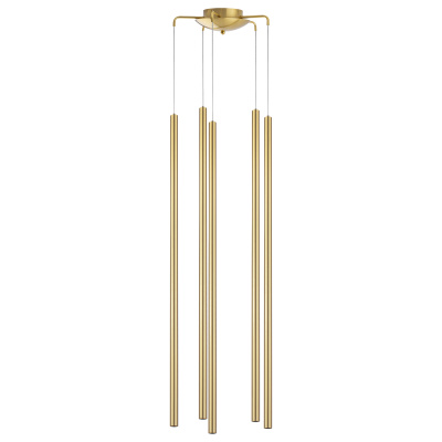 Подвесная люстра TUBO LED 25W 1500LM 25G ЗОЛОТО 3000K Lightstar L5T747433