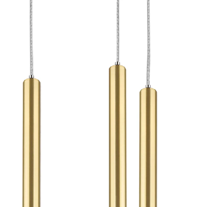 Подвесная люстра TUBO LED 25W 1500LM 25G ЗОЛОТО 3000K Lightstar L5T747433