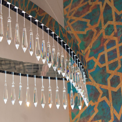 Подвесной светодиодный светильник с хрустальными подвесками Cloyd Misima 11265