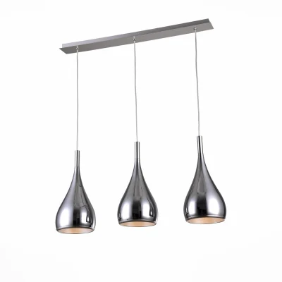 Светильник подвесной ST-Luce Хром/Хром E27 3*40W SL874.113.03