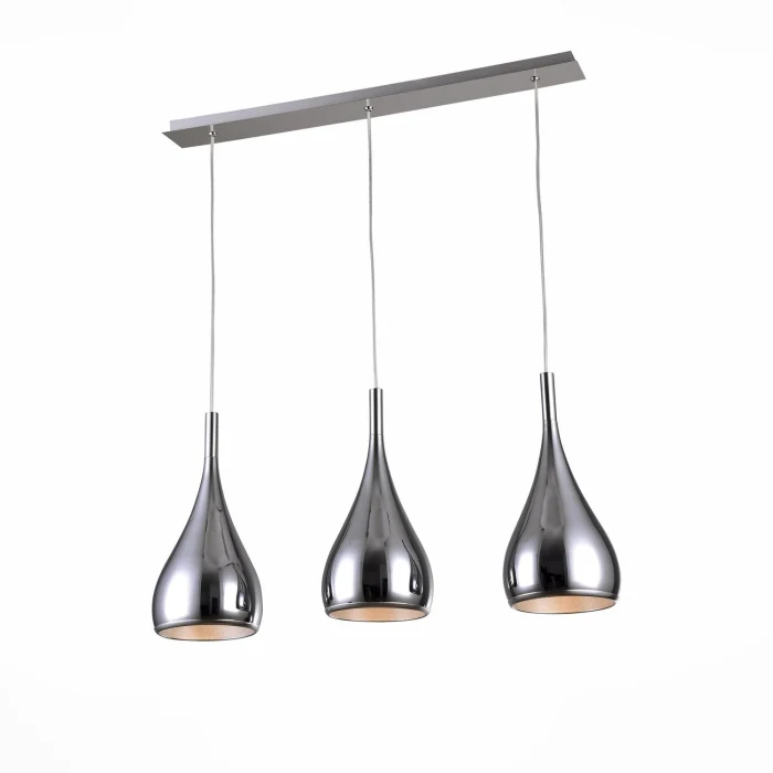 Светильник подвесной ST-Luce Хром/Хром E27 3*40W SL874.113.03