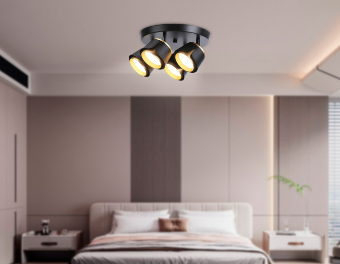 Настенно-потолочный поворотный спот со сменной лампой GX53 Ambrella light TN71243