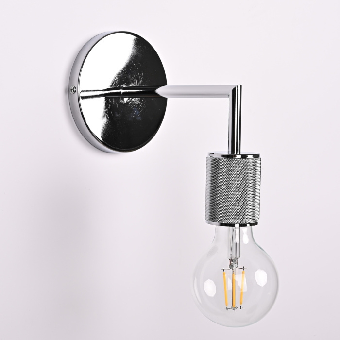 Бра RH Utilitaire Single Sconce Silver ImperiumLoft