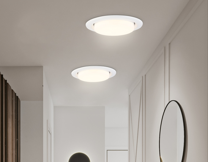 Светильник точечный встраиваемый со сменной лампой GX53 Ambrella light G10101