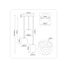 Подвесной светодиодный светильник HIGH LIGHT AMBRELLA LIGHT LH11099