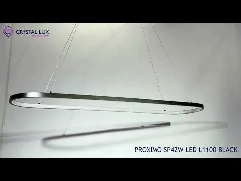 Светильник подвесной Crystal Lux PROXIMO SP42W LED L1100 BLACK