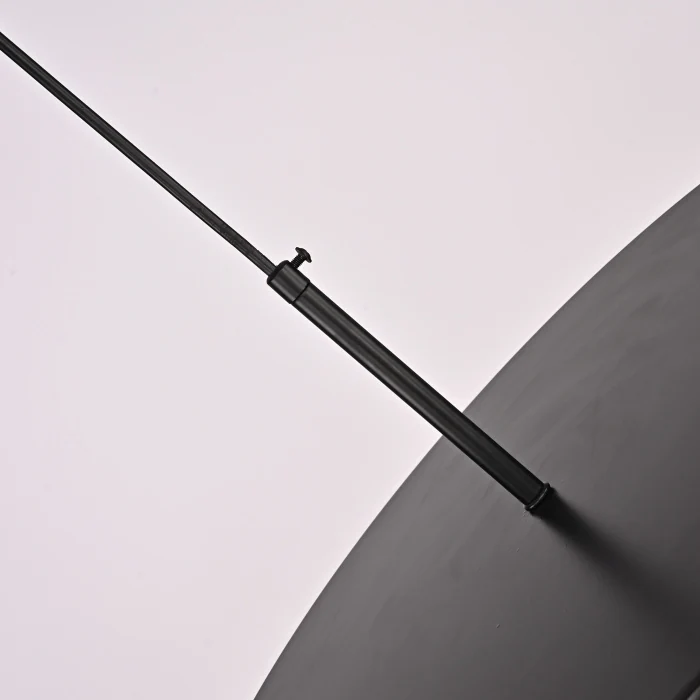 Люстра RH Utilitaire Disk Triple Pendant Black ImperiumLoft