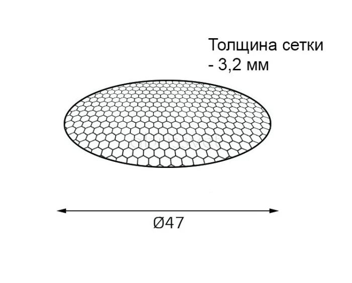 Антибликовая решетка Italline Honeycomb filter