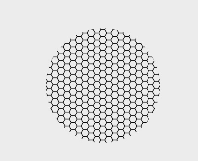 Антибликовая решетка Italline Honeycomb filter