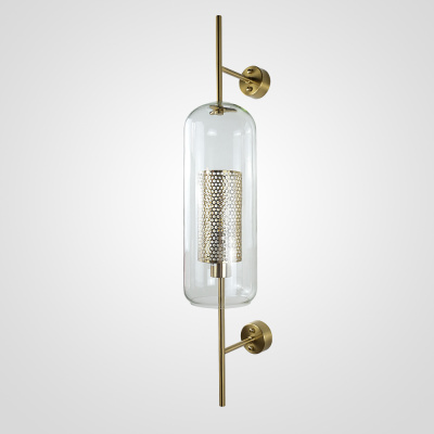 Настенный светильник CATCH WALL cylinder L78 brass ImperiumLoft
