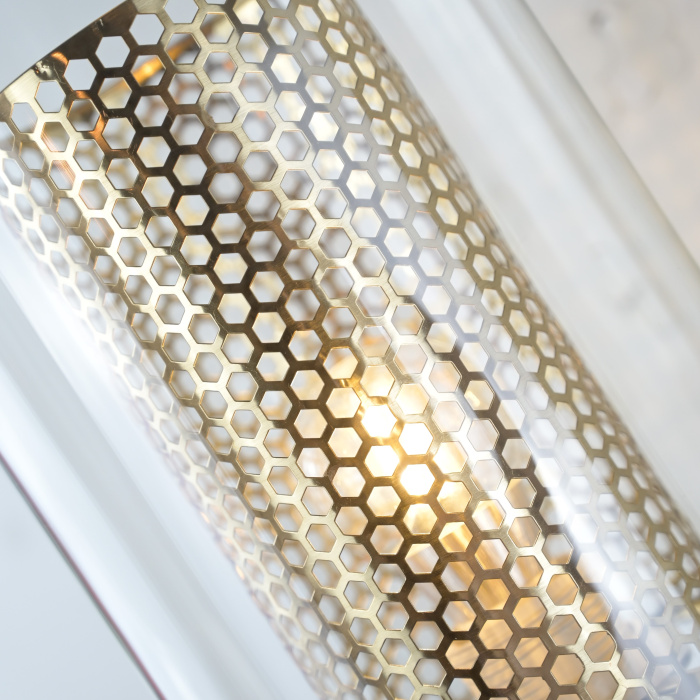 Настенный светильник CATCH WALL cylinder L78 brass ImperiumLoft