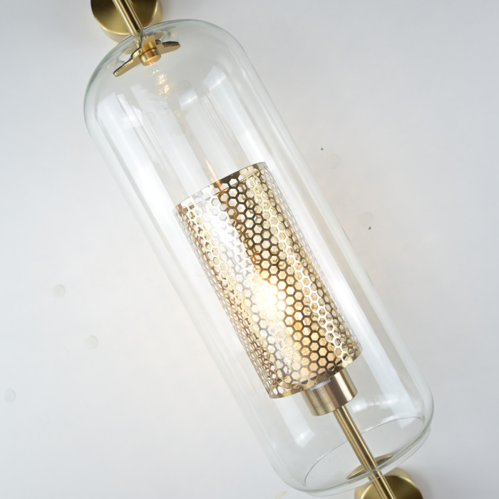 Настенный светильник CATCH WALL cylinder L78 brass ImperiumLoft