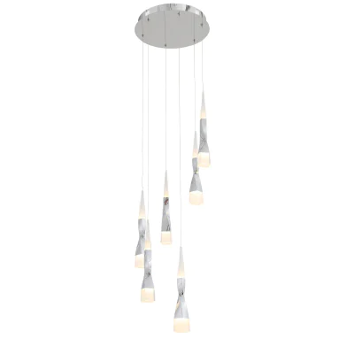 Светильник подвесной ST-Luce SL405.103.06 Хром/Хром, Белый LED 6*7W