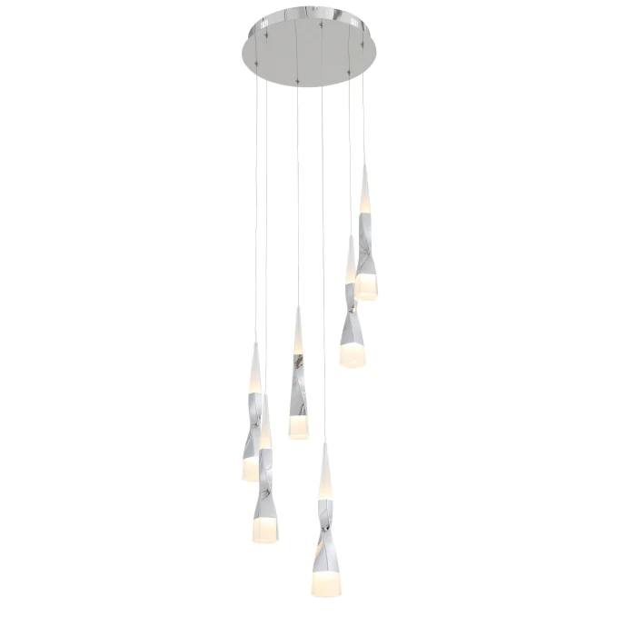 Светильник подвесной ST-Luce SL405.103.06 Хром/Хром, Белый LED 6*7W
