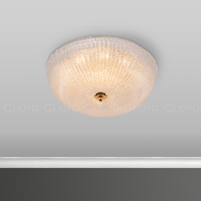 Потолочный светильник Cloyd MANIOCA-A FM1 / Ø40 см - золото (арт.11039)