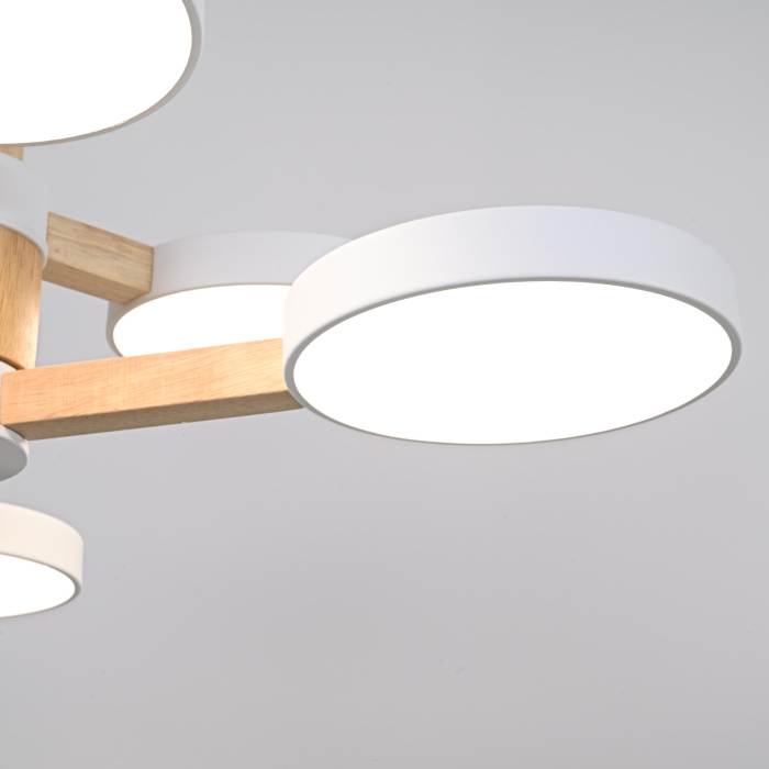 Подвесная люстра TURNA DBL L6 White ImperiumLoft