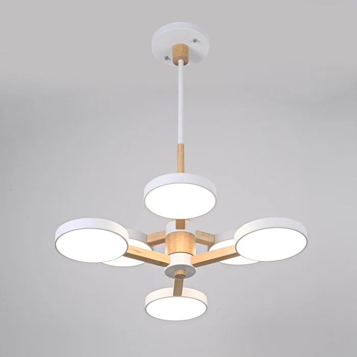 Подвесная люстра TURNA DBL L6 White ImperiumLoft