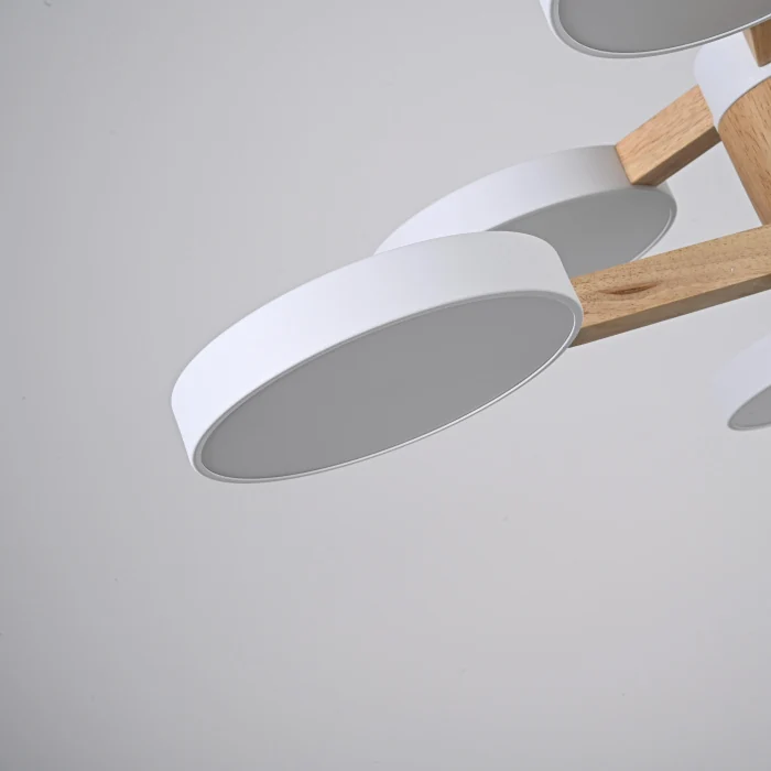 Подвесная люстра TURNA DBL L6 White ImperiumLoft