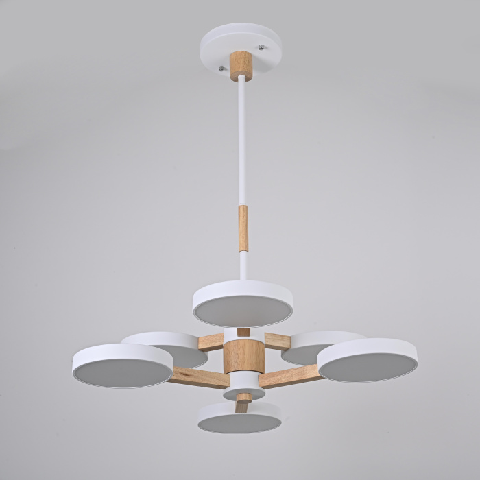 Подвесная люстра TURNA DBL L6 White ImperiumLoft