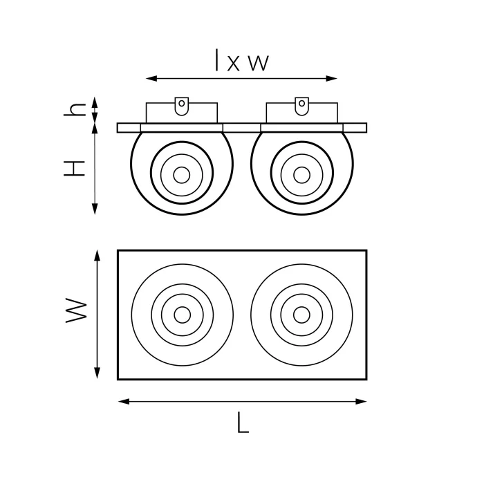 Комплект из светильника и рамки Intero Intero BALL Lightstar i5266464
