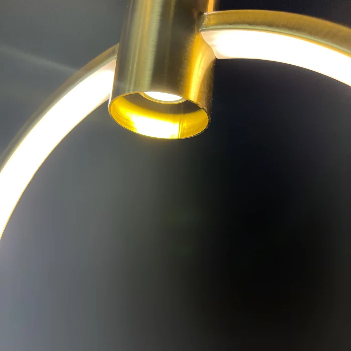 Подвесной светильник BABETTA RING 1 L280 brass 4000К ImperiumLoft