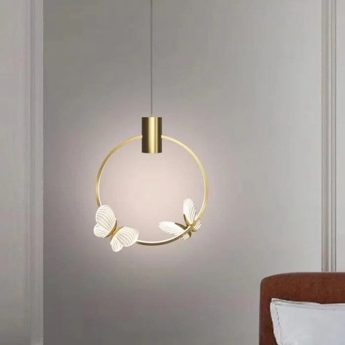 Подвесной светильник BABETTA RING 1 L280 brass 4000К ImperiumLoft