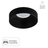 Встраиваемый светильник Arte Lamp RAMO A1240PL-1BK