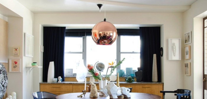 Подвесной светильник Copper Shade Chrome D35 ImperiumLoft