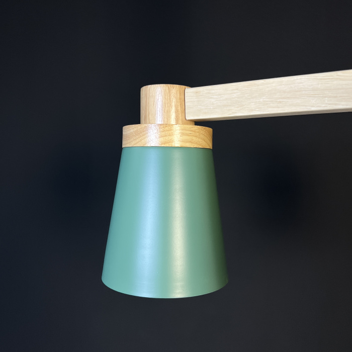 Потолочная люстра PROP 3 Green ImperiumLoft