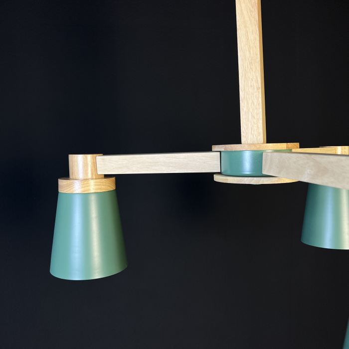 Потолочная люстра PROP 3 Green ImperiumLoft