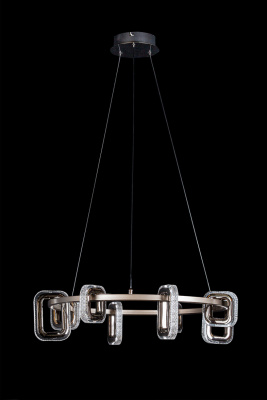 Подвесная люстра Leon Theona LE7701/8 Grey/Black Chrome