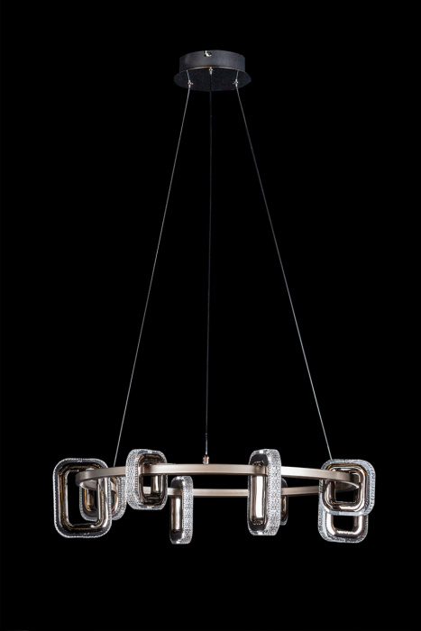 Подвесной светильник Theona LE7701/8 Grey/Black Chrome